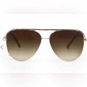 Topfoxx Gold Aviator Sunglasses